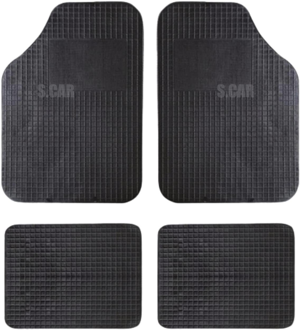 Tappetini per Auto in Gomma - Set da 4 Pezzi